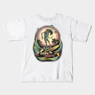 Alien surfing 88080 Kids T-Shirt